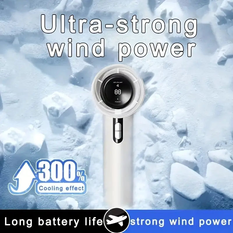 AeroJet Handheld Cooling Fan: Experience True Airflow