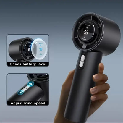 AeroJet Handheld Cooling Fan: Experience True Airflow